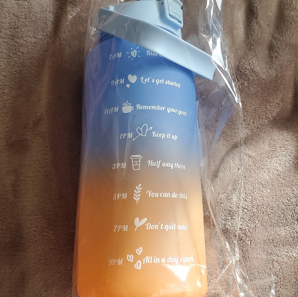 Set of three water bottles